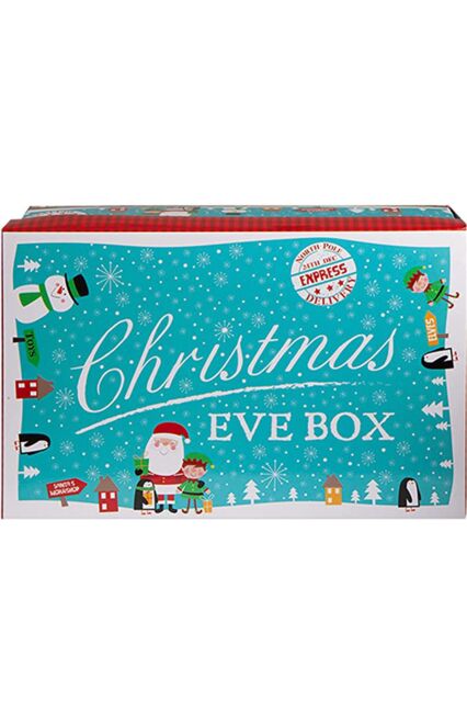 VFM e-Store Blue Character Christmas Eve Box Small, Elf Delivery Box, Xmas - image 1