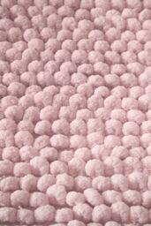 Bianca 'Aspen Bobble' Bath Runner in Pink - thumbnail 3