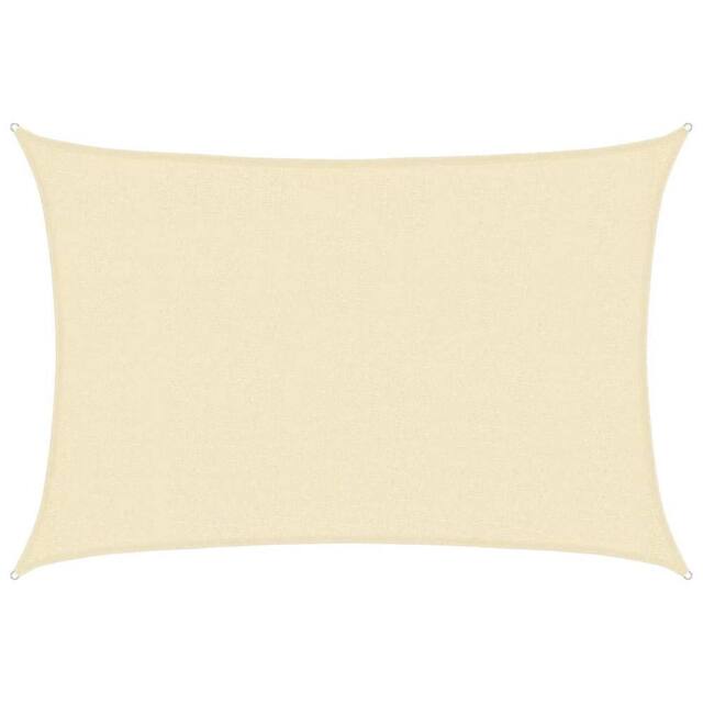 Berkfield Home Sunshade Sail 160 g/m ² Cream 2.5x4 m HDPE in Beige