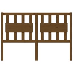 Berkfield Home Bed Headboard Honey Brown 125.5x4x100 cm Solid Wood Pine - thumbnail 3