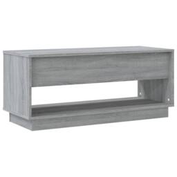 Berkfield Home TV Cabinet Grey Sonoma 102x41x44 cm Engineered Wood - Size: 102 x 41 x 44 cm - thumbnail 7
