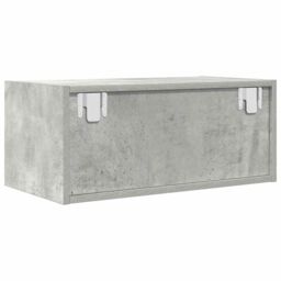 Berkfield Home TV Cabinets 2 pcs Concrete Grey 60x31x25.5 cm Engineered Wood - thumbnail 9