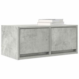 Berkfield Home TV Cabinets 2 pcs Concrete Grey 60x31x25.5 cm Engineered Wood - thumbnail 4