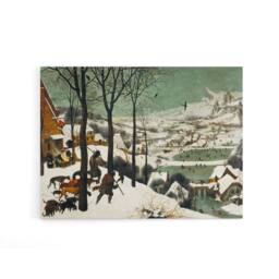 "Artery8 Pieter Bruegel The Elder Hunters In Snow Canvas Wall Art Print - Size: W18"" x H24""" - thumbnail 1