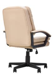 Living and Home Height-Adjustable Reclining Office Chair with Armrests and Tilt Function in Cream - thumbnail 5