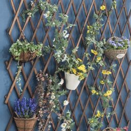 Marco Paul 1.8m Tan Wooden Expendable Trellis for Garden Plants in Beige - thumbnail 8