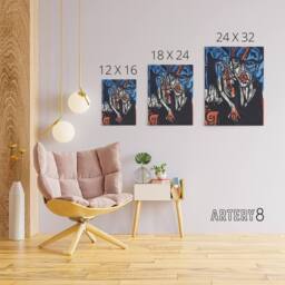 "Artery8 The Agonies of Love Ernst Ludwig Kirchner Canvas Wall Art - Size: W18"" x H24""" - thumbnail 4