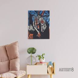 "Artery8 The Agonies of Love Ernst Ludwig Kirchner Canvas Wall Art - Size: W18"" x H24""" - thumbnail 3