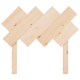Berkfield Home Bed Headboard 92x3x81 cm Solid Wood Pine in Brown - Size: 92 x 3 x 81 cm - thumbnail 4