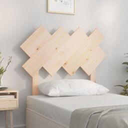 Berkfield Home Bed Headboard 92x3x81 cm Solid Wood Pine in Brown - Size: 92 x 3 x 81 cm - thumbnail 1