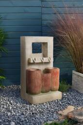 Living and Home Solar-Powered Water Fountain Outdoor Gardening Decor - thumbnail 1