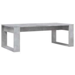 Berkfield Home Coffee Table Concrete Grey 102x50x35 cm Engineered Wood - Size: 102 x 50 x 35 cm - thumbnail 6