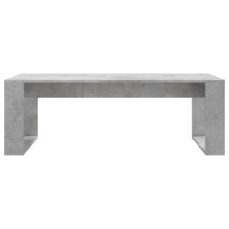 Berkfield Home Coffee Table Concrete Grey 102x50x35 cm Engineered Wood - Size: 102 x 50 x 35 cm - thumbnail 4