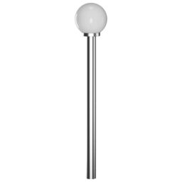 Berkfield Home Garden Lamp Post 1 Lamp 110cm in White - thumbnail 2