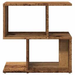 Berkfield Home Classic Bedside Cabinet Old Wood 50x30x51.5 cm Engineered Wood in Brown - thumbnail 4