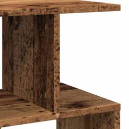 Berkfield Home Classic Bedside Cabinet Old Wood 50x30x51.5 cm Engineered Wood in Brown - thumbnail 7
