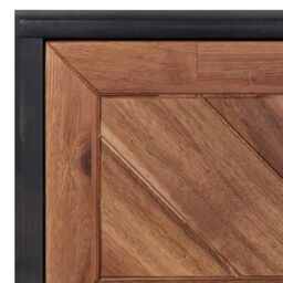 Berkfield Home Coffee Table 90x50x40 cm Solid Acacia Wood & MDF in Brown - Size: 90 x 50 x 40 cm - thumbnail 6
