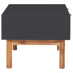 Berkfield Home Coffee Table 90x50x40 cm Solid Acacia Wood & MDF in Brown - Size: 90 x 50 x 40 cm - thumbnail 4