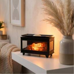 Garden Greatness Nova Rustic Log Aroma Burner in Brown - Size: 1 Pack - thumbnail 1