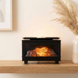 Garden Greatness Nova Rustic Log Aroma Burner in Brown - Size: 1 Pack - thumbnail 4