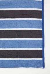 Homescapes Blue Stripe 100% Cotton Beach Towel - thumbnail 5