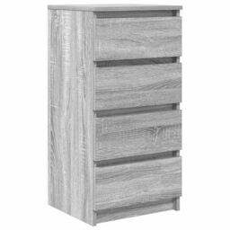Berkfield Home Sideboard Grey Sonoma 37.5x35x76 cm Engineered Wood - thumbnail 2