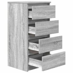 Berkfield Home Sideboard Grey Sonoma 37.5x35x76 cm Engineered Wood - thumbnail 5