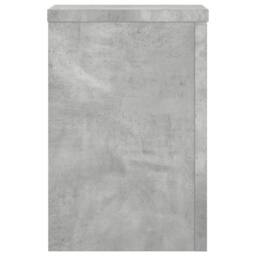 Berkfield Home Plant Stands 2 pcs Concrete Grey 20x20x30 cm Engineered Wood - Size: 20 x 20 x 30 cm - thumbnail 5