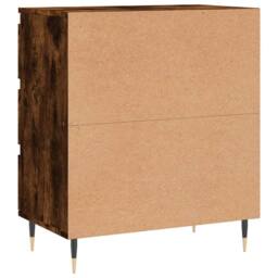 Berkfield Home Sideboard Smoked Oak 60x35x70 cm Engineered Wood in Brown - Size: 60 x 35 x 70 cm - thumbnail 8