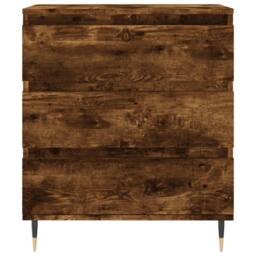 Berkfield Home Sideboard Smoked Oak 60x35x70 cm Engineered Wood in Brown - Size: 60 x 35 x 70 cm - thumbnail 5