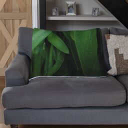 Benjamin Tate Design Atmospheric background, Selective focus Designer Blanket in Natural - Size: 120 cm x 150 cm - thumbnail 2
