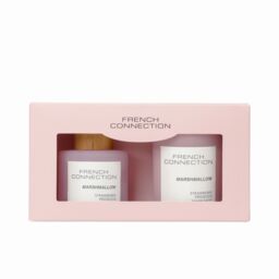 French Connection Strawberry Prosecco 130G Candle & 100ML Reed Diffuser Gift Set Pastel Range in Baby Pink - Size: 2 Pack - thumbnail 3