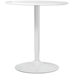 STILVORA Dining Table 70cm with steel frame white - thumbnail 5