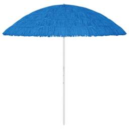 Berkfield Home Hawaii Beach Umbrella Blue 300 cm - thumbnail 2