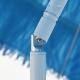 Berkfield Home Hawaii Beach Umbrella Blue 300 cm - thumbnail 7
