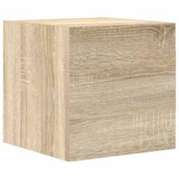Berkfield Home 5 Piece TV Cabinet Set Sonoma Oak Engineered Wood in Light Oak - thumbnail 6