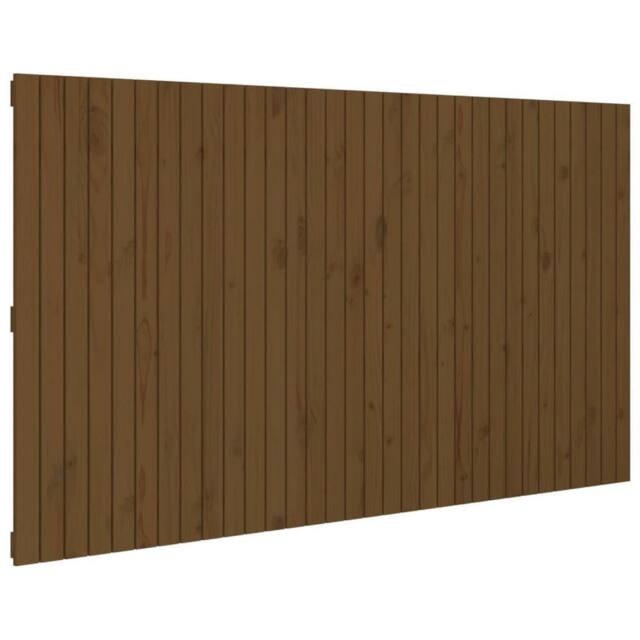 Berkfield Home Wall Headboard Honey Brown 204x3x110 cm Solid Wood Pine - Size: 204 x 3 x 110 cm - image 1