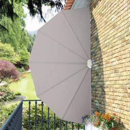 Berkfield Home Collapsible Terrace Side Awning Cream 200 cm - thumbnail 4
