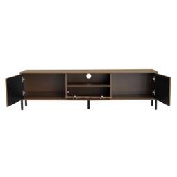 STILVORA TV Cabinet 160 cm with 3 Doors in Brown - thumbnail 5
