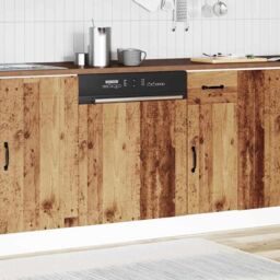 Berkfield Home Dishwasher Panel¬†Kalmar¬†Old Wood 60x1.5x67 cm Engineered Wood in Brown - thumbnail 3