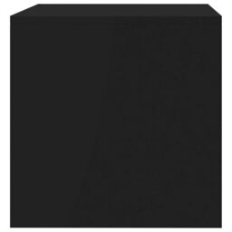 Berkfield Home TV Cabinet Black 80x40x40 cm Engineered Wood - Size: 80 x 40 x 40 cm - thumbnail 5