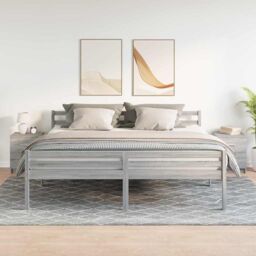 Berkfield Home Bedside Cabinets 2 pcs with 2 Drawers Grey Sonoma 40x36x50 cm in Brown - Size: 40 x 36 x 50 cm - thumbnail 3