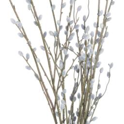 Hill Interiors Faux Pussy Willow Branch in Brown - thumbnail 3