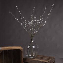 Hill Interiors Faux Pussy Willow Branch in Brown