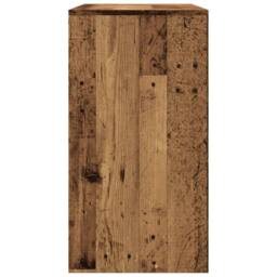 Berkfield Home Console Table Old Wood 89x41x76.5 cm Engineered Wood in Brown - thumbnail 6