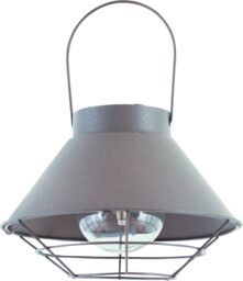 Luxform Solar Steel Wire Hanging Lantern Detroit in Brown