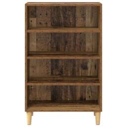 Berkfield Home Sideboard with Shelf Old wood 57 x 35 x 90 cm Engineered wood in Brown - thumbnail 5
