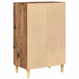 Berkfield Home Sideboard with Shelf Old wood 57 x 35 x 90 cm Engineered wood in Brown - thumbnail 7