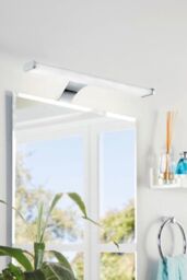 Eglo Vinchio Chrome Steel Mirror Light in Metallic Silver - thumbnail 2