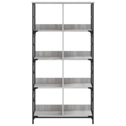 Berkfield Home Bookshelf Grey Sonoma 78.5x33x153 cm Engineered Wood - thumbnail 4